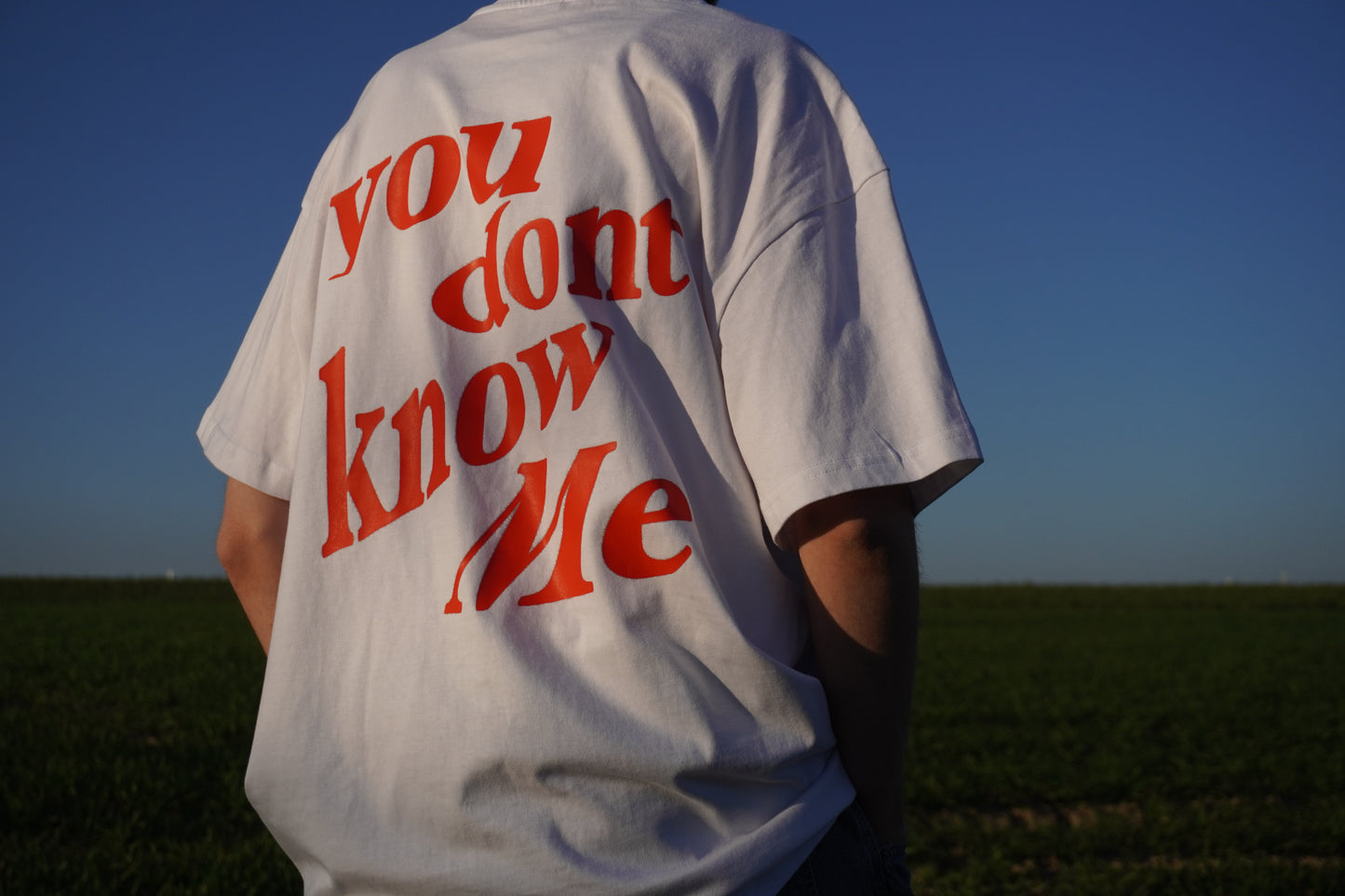 Oversized T-Shirt "you dont know me"