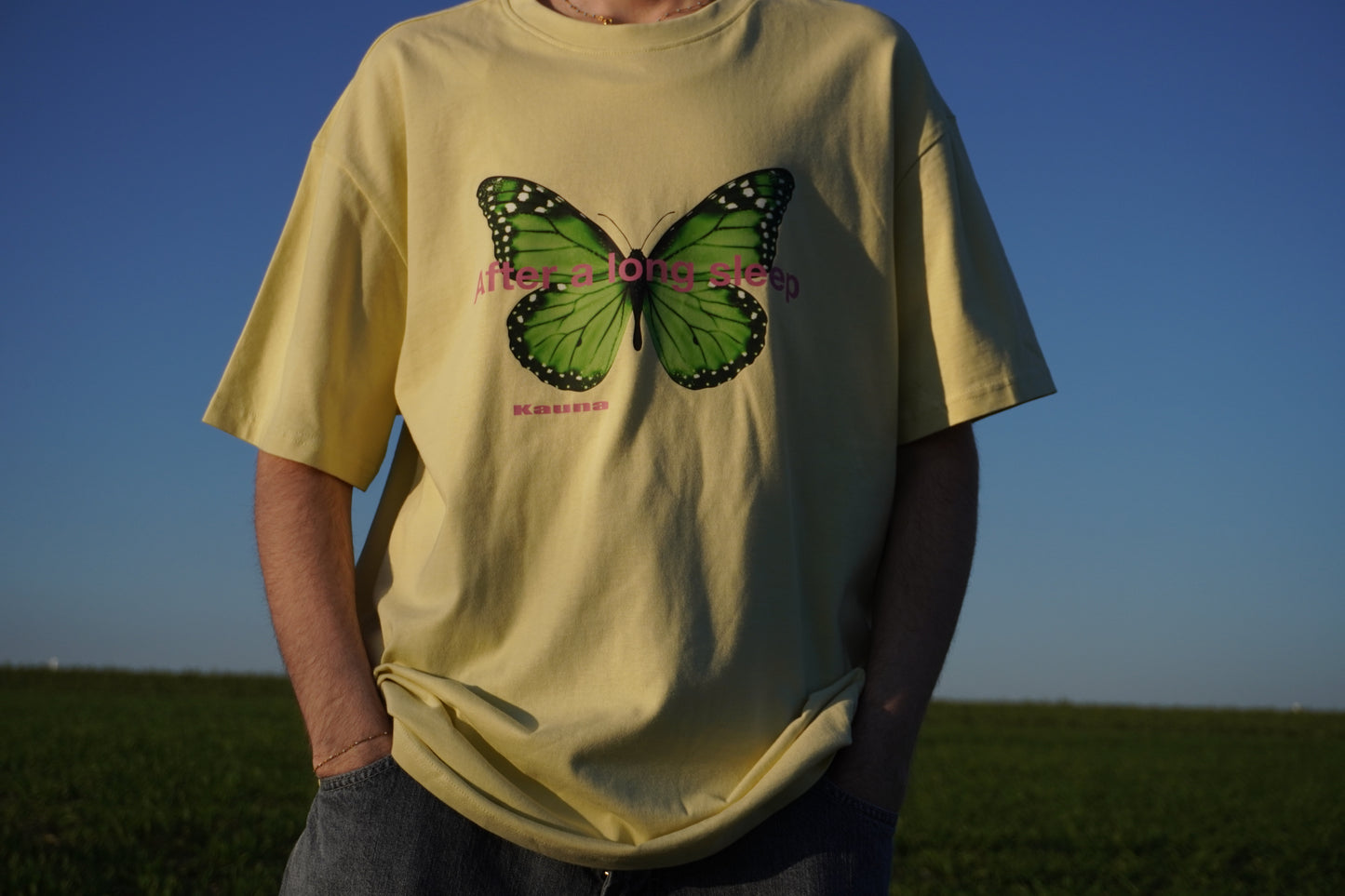 Oversized T-Shirt "After a long sleep"