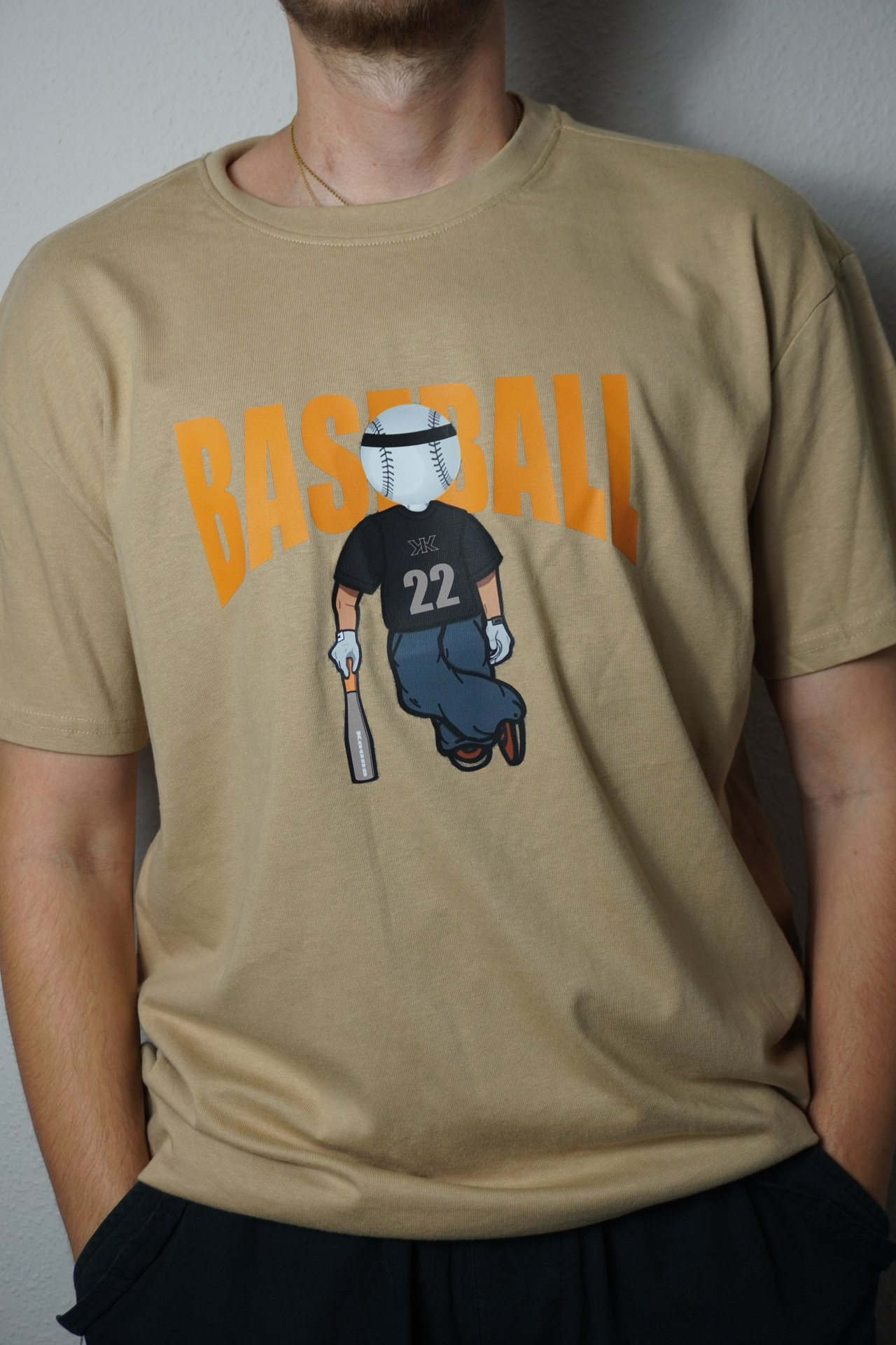 (New) Oversized T-Shirt "Baseball Guy"
